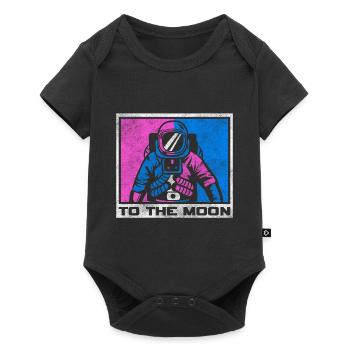 Space Planet Weightless Spaceman - Body à manches courtes Premium Bébé - noir - Devant