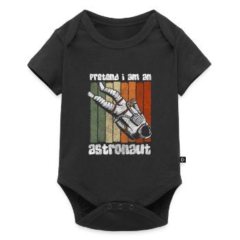 Astronaute Cosmos - Body à manches courtes Premium Bébé - noir - Devant