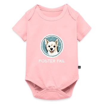 Caregiver failure - Baby Premium short-sleeve bodysuit - rose - Front