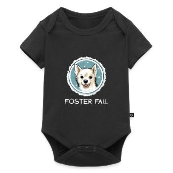 Caregiver failure - Baby Premium short-sleeve bodysuit - black - Front