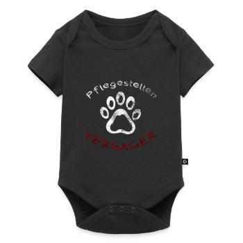 Pflegestellenversager - Baby Premium Kurzarmbody - Schwarz - Vorne