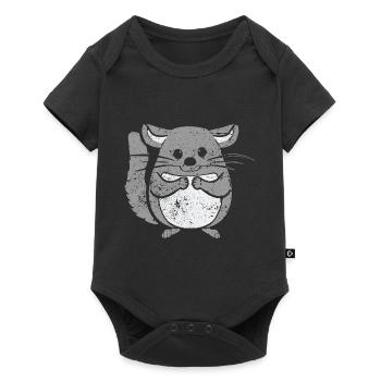 Chinchilla Cute Pet - Baby Premium short-sleeve bodysuit - black - Front