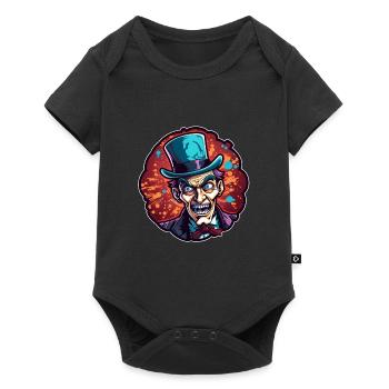 Halloween man creepy - Baby Premium short-sleeve bodysuit - black - Front