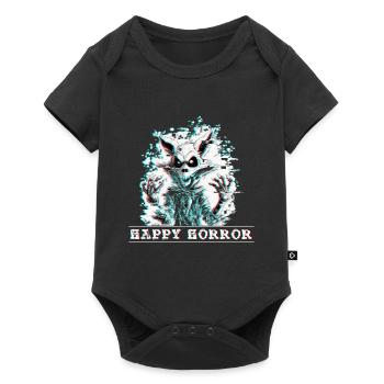 Halloween Skeleton - Baby Premium short-sleeve bodysuit - black - Front
