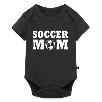 Soccer mom - Baby Premium short-sleeve bodysuit - black - Front
