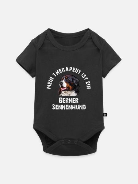 Berner sennenhund - Baby Premium Kurzarmbody - Schwarz