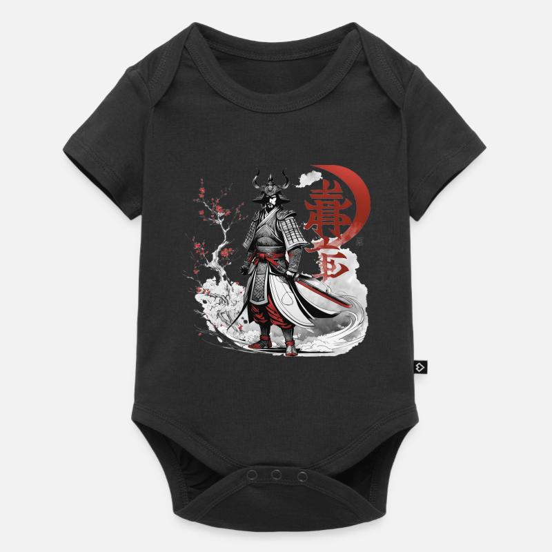 Japanese Samurai - Baby Premium short-sleeve bodysuit - black
