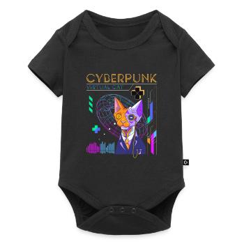 Technologie Android du futur - Body à manches courtes Premium Bébé - noir - Devant