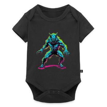 Werewolf Halloween Wolf Wolf Pack - Baby Premium short-sleeve bodysuit - black - Front