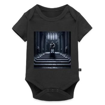 Fart Souls - Hollow Knight on Porcelain Throne #12 - Baby Premium short-sleeve bodysuit - black - Front