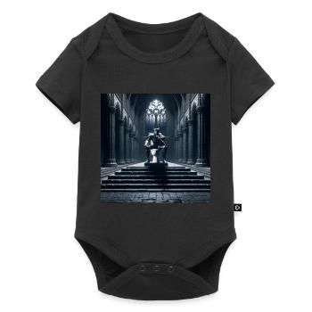 Fart Souls - Hollow Knight on Porcelain Throne #10 - Baby Premium short-sleeve bodysuit - black - Front
