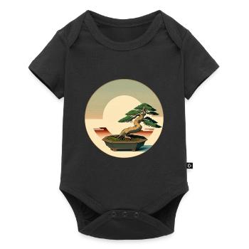 Elegant Bonsai - Baby Premium short-sleeve bodysuit - black - Front
