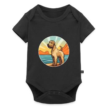 Soft Coated Wheaten Terrier Dog Breed Cartoon Pet - Baby Premium short-sleeve bodysuit - black - Front
