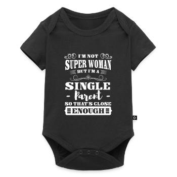 Single Parent Pride Father's Day Love - Baby Premium short-sleeve bodysuit - black - Front