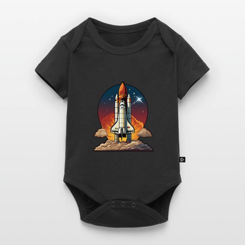Navette spatiale spatiale Body à manches courtes Premium Bébé