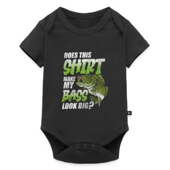 Angler Perch Leisure - Baby Premium short-sleeve bodysuit - black - Front