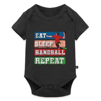 Sports Athlètes Sports de balle - Body à manches courtes Premium Bébé - noir - Devant