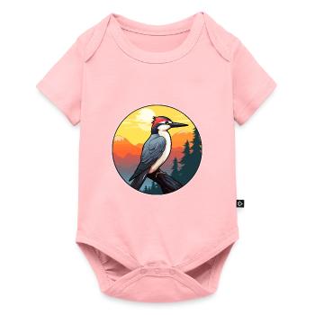 Pic Aquarelle Colorée Dessin Animé Kawaii Pet - Body à manches courtes Premium Bébé - rose - Devant