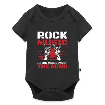 Rocker, Rock Music, Heavy Metal, Rockabilly - Baby Premium short-sleeve bodysuit - black - Front