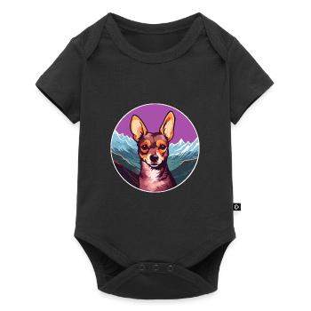 Peruvian Inca Orchid Dog Breed Cartoon Kawaii Wate - Baby Premium short-sleeve bodysuit - black - Front