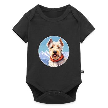 Sporting Lucas Terrier Race De Chien Cartoon Kawaii Wa - Body à manches courtes Premium Bébé - noir - Devant