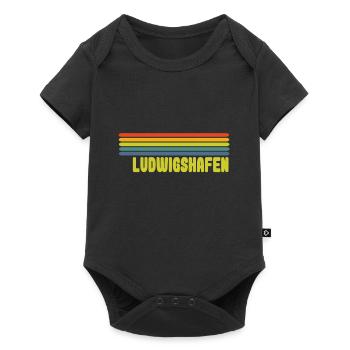 ludwigshafen - Baby Premium Kurzarmbody - Schwarz - Vorne