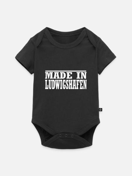 ludwigshafen - Baby Premium Kurzarmbody - Schwarz