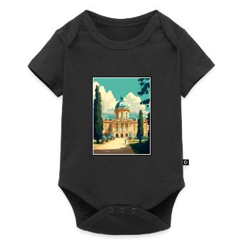 Potsdam Germany Vintage Travel Poster WPA Souvenir - Baby Premium short-sleeve bodysuit - black - Front
