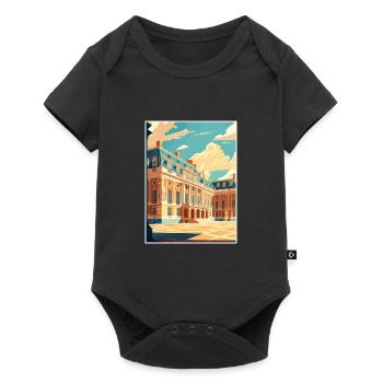 Versailles Palace West Decoration Travel Poster - Baby Premium short-sleeve bodysuit - black - Front
