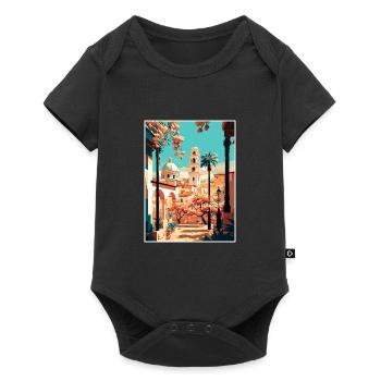 Cordoue Espagne Vintage voyage affiche WPA Souvenir - Body à manches courtes Premium Bébé - noir - Devant