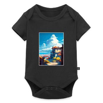Diyarbakır Turkey Vintage Travel Poster Souvenir - Baby Premium short-sleeve bodysuit - black - Front