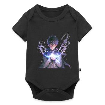 Sorcerer's Apprentice Fire Mage - Baby Premium short-sleeve bodysuit - black - Front