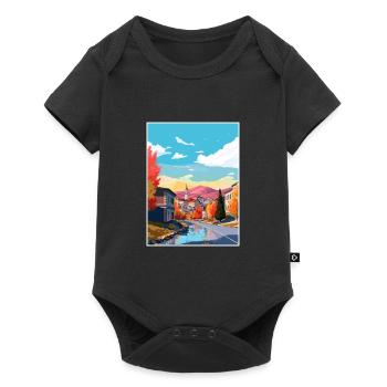 Sarajevo Bosnia Herzegovina Room Travel Poster - Baby Premium short-sleeve bodysuit - black - Front