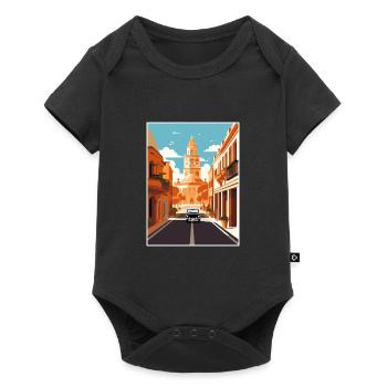 Cordoue Espagne Vintage voyage affiche WPA Souvenir - Body à manches courtes Premium Bébé - noir - Devant
