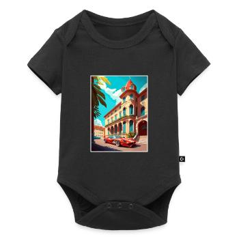 Maranello Italie Vintage voyage affiche WPA Souvenir - Body à manches courtes Premium Bébé - noir - Devant