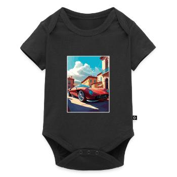 Maranello Italie Vintage voyage affiche WPA Souvenir - Body à manches courtes Premium Bébé - noir - Devant