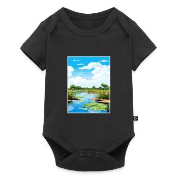 Tablas De Daimiel National Park Spain Souvenir - Baby Premium short-sleeve bodysuit - black - Front