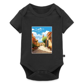 Tarragona Spain Vintage Travel Poster WPA Souvenir - Baby Premium short-sleeve bodysuit - black - Front