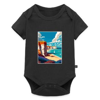 Westgate On Sea England Vintage Reiseposter WPA - Baby Premium Kurzarmbody - Schwarz - Vorne