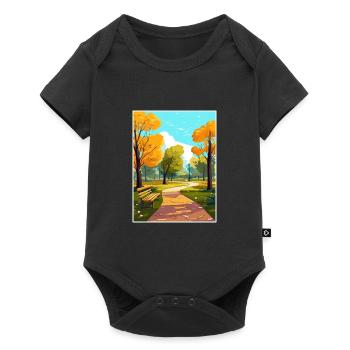 Hyde Park London England Vintage Travel Poster WPA - Baby Premium short-sleeve bodysuit - black - Front