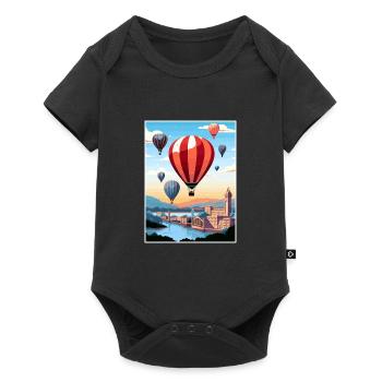 Bristol England Bridge Vintage Travel Poster WPA - Baby Premium short-sleeve bodysuit - black - Front