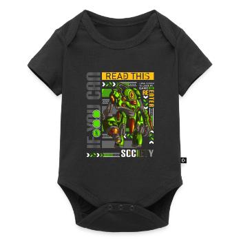 PC Nerd Gamer Gamepad - Baby Premium short-sleeve bodysuit - black - Front