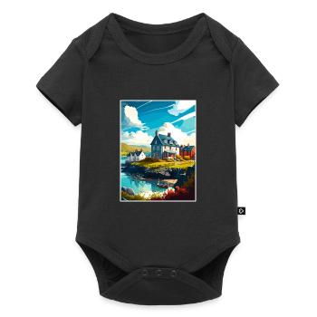 Isle Of Mull Scotland Vintage Travel Poster WPA - Baby Premium short-sleeve bodysuit - black - Front