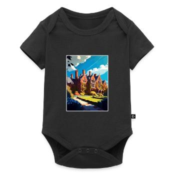 Chartwell Decoration Vintage Travel Poster WPA Art - Baby Premium short-sleeve bodysuit - black - Front