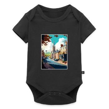 Ulverston Decoration Vintage Travel Poster WPA Art - Baby Premium short-sleeve bodysuit - black - Front