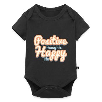 Positive - Baby Premium short-sleeve bodysuit - black - Front