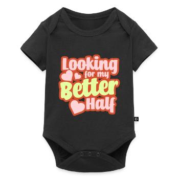 Valentines - Baby Premium short-sleeve bodysuit - black - Front