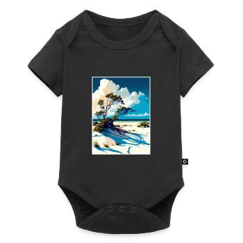 Gulf Islands National Seashore Florida Souvenir - Baby Premium Kurzarmbody - Schwarz - Vorne