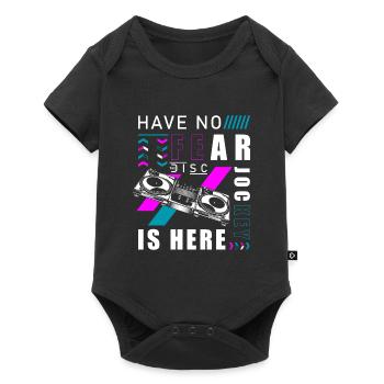 DJ Electro Fun - Baby Premium short-sleeve bodysuit - black - Front