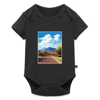 Springdale Utah Posters Vintage Travel Poster WPA - Baby Premium short-sleeve bodysuit - black - Front